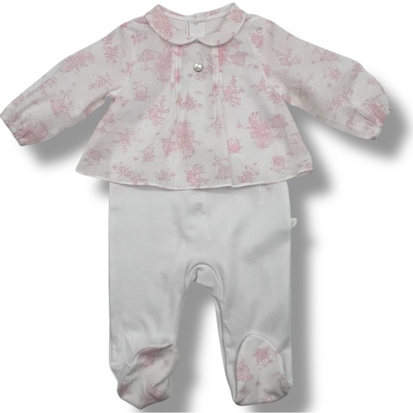 NWT Purete 1 piece footed outfit with blanket 3 months